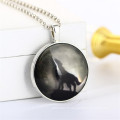 Moonlight Wolf Pendentif Collier lumineux Collier bijoux africains